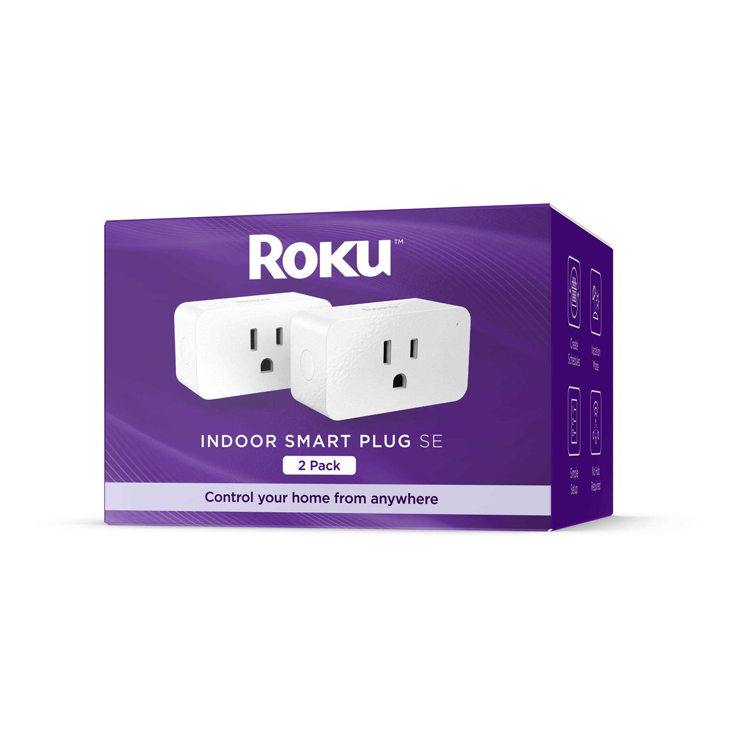 Roku Smart Home Indoor Smart Plug SE with Custom Scheduling