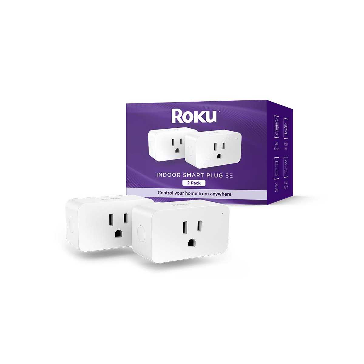Roku Smart Home Indoor Smart Plug SE with Custom Scheduling - Image 3