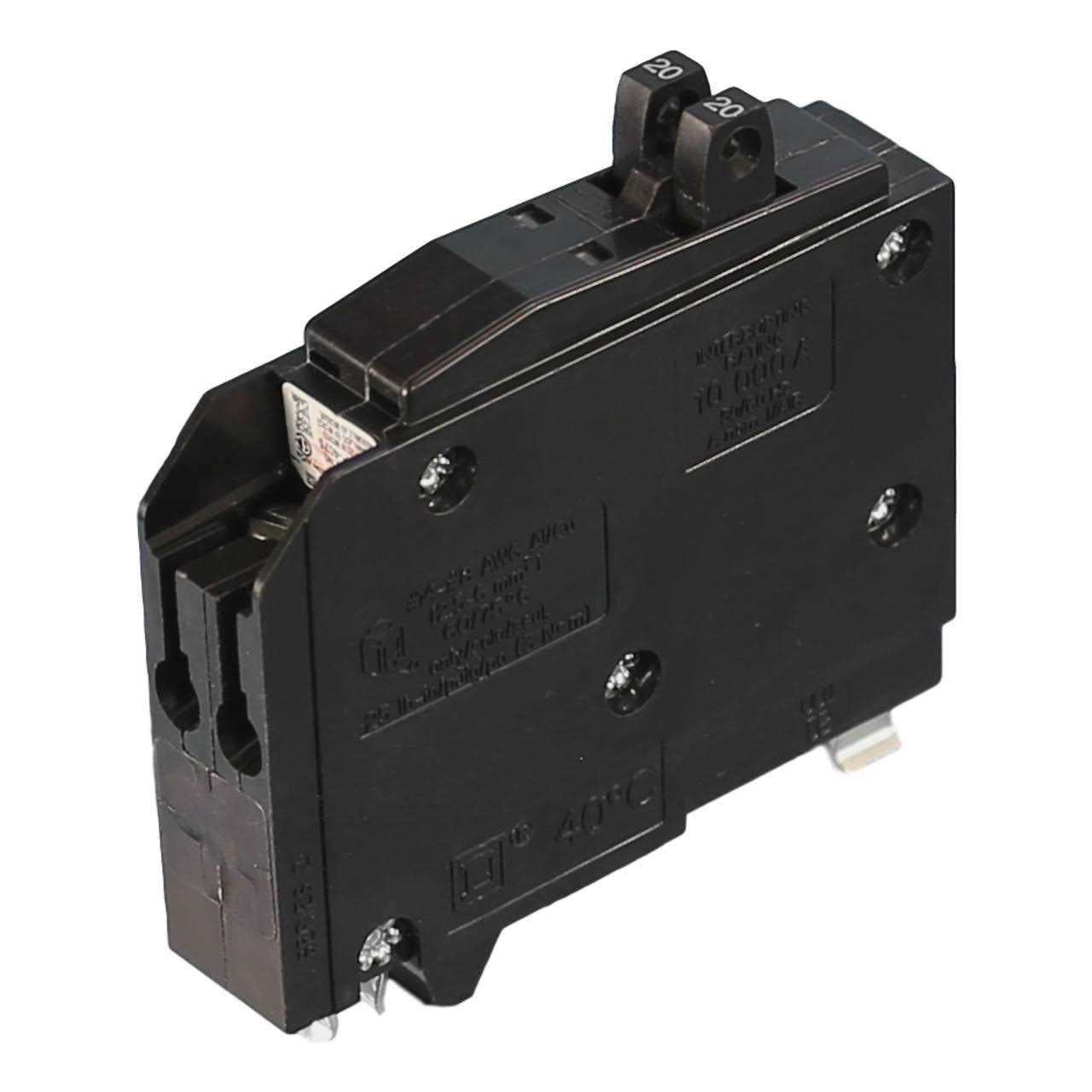 Square D QO 20 Amp Tandem Single Pole Circuit Breaker QO2020C - Image 5