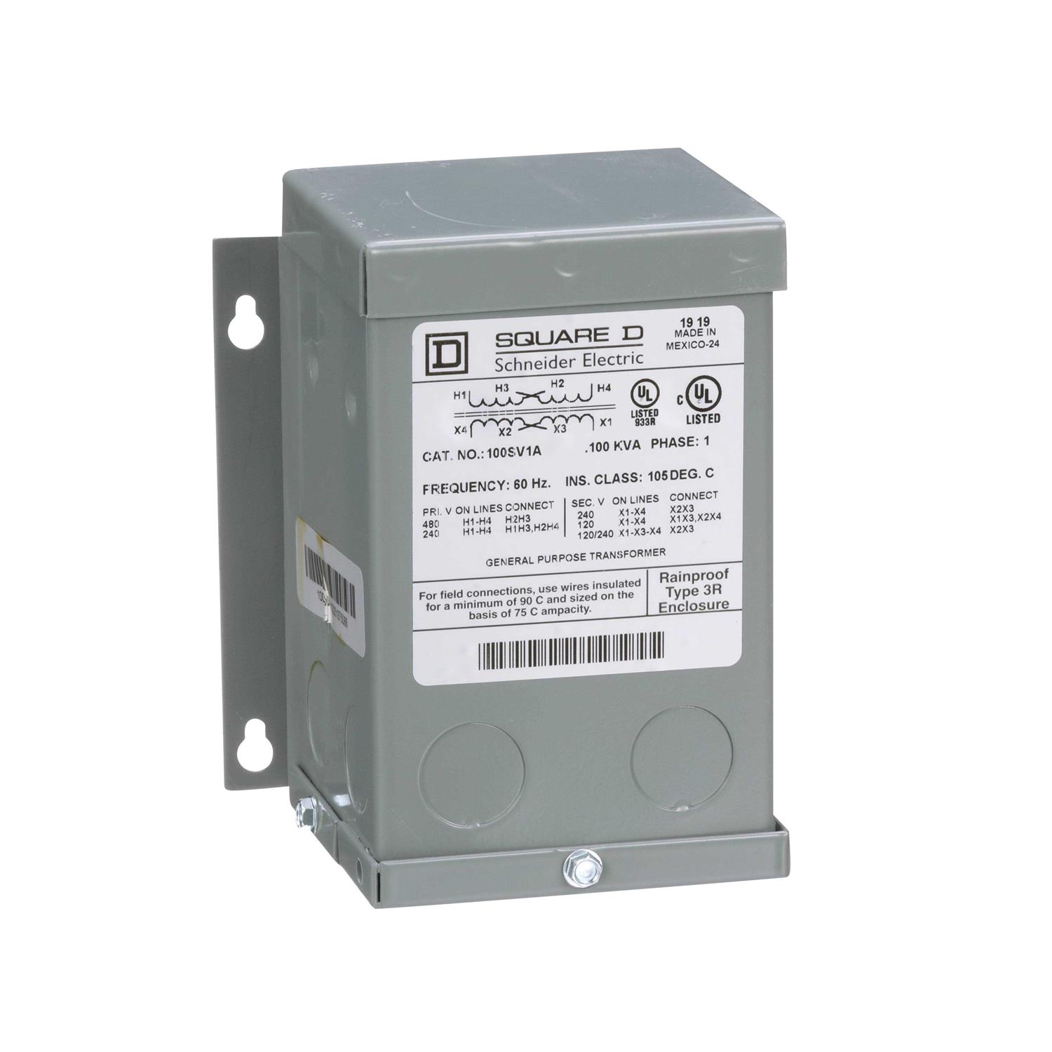 Square D 100SV1A Transformer