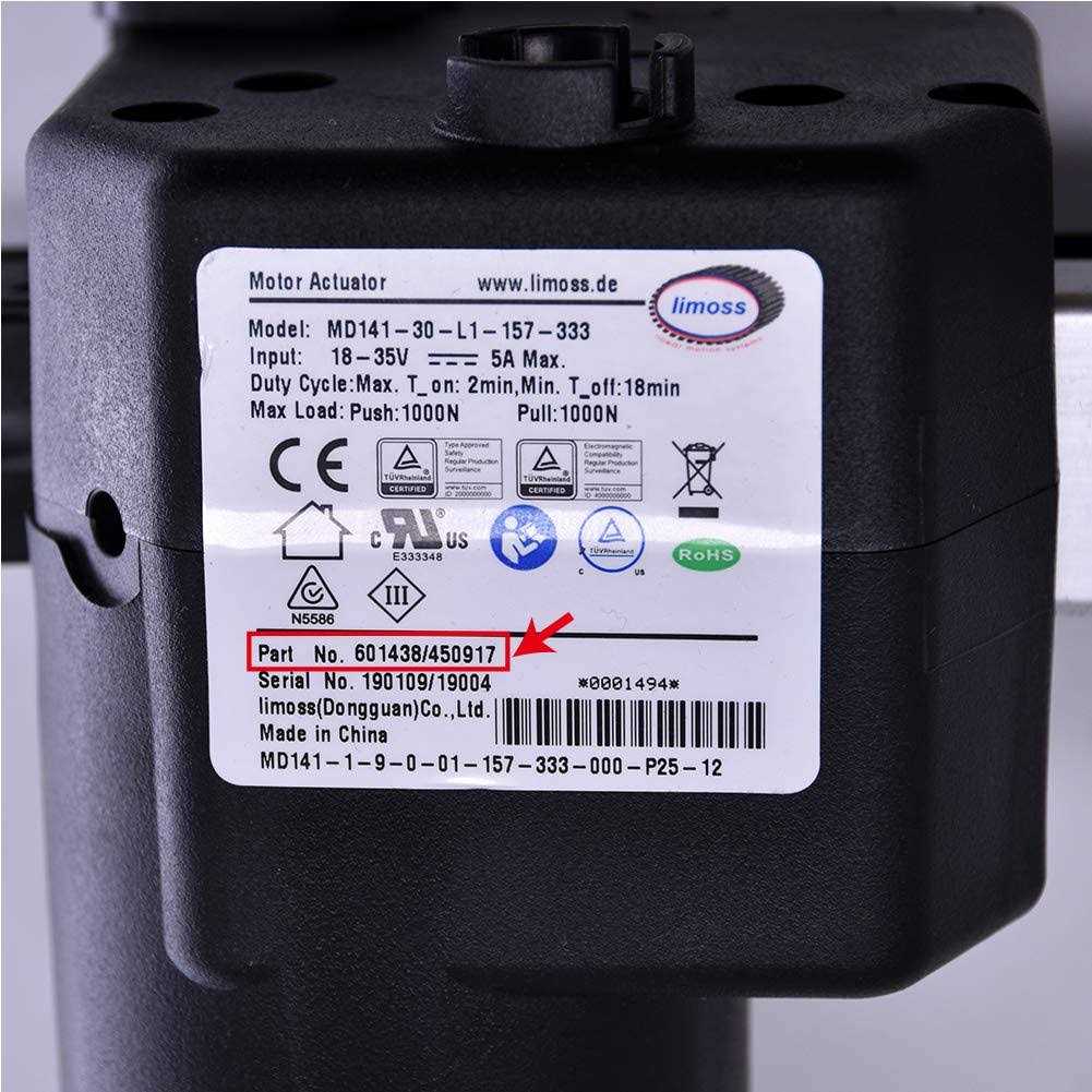 Fromann Limoss 450917/601438 Motor Kits Power Recliners Lift Chairs Actuator Replacement Model Md141-30-l1-157-333 - Image 5