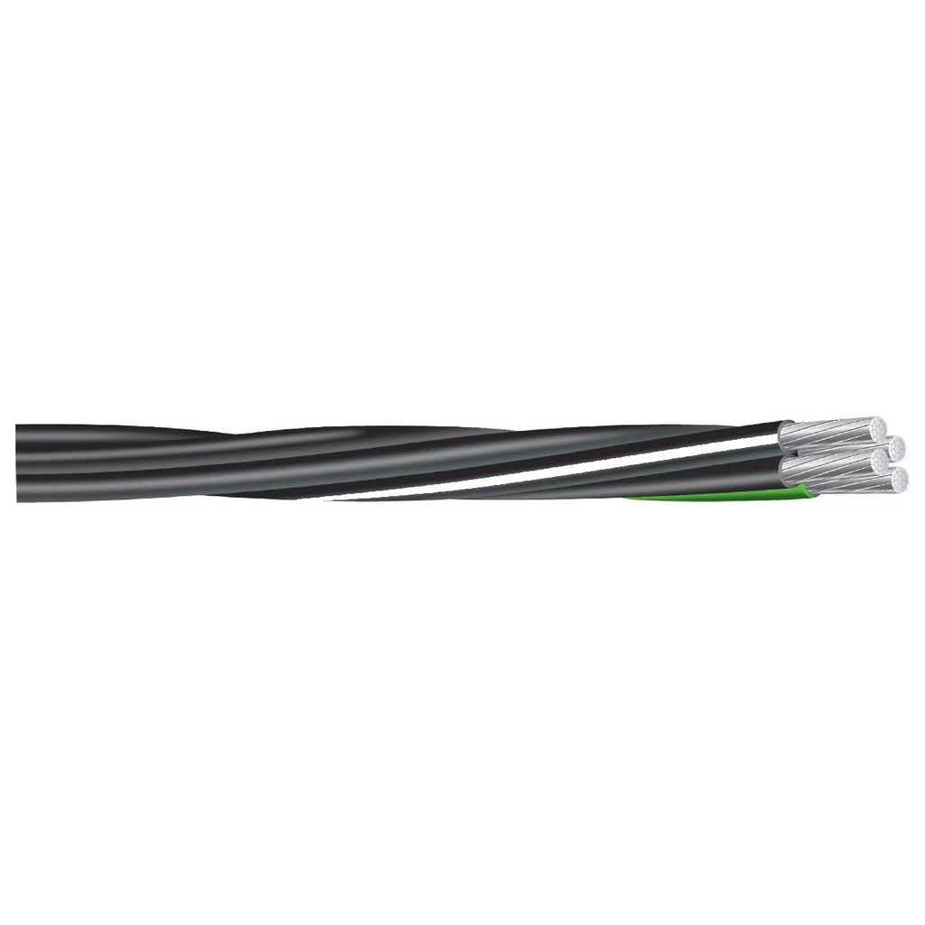 Southwire 500 ft. 2-2-2-4 Black Stranded Al MHF USE-2 Cable - Image 4