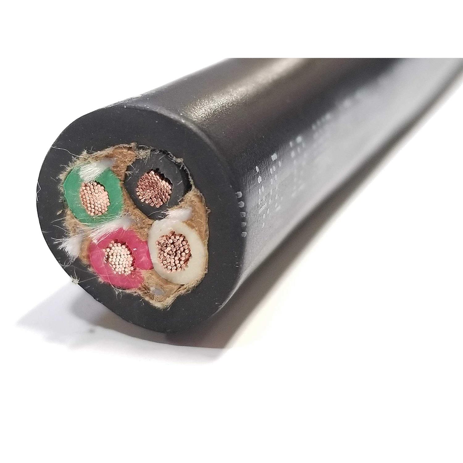SOOW 12/4 Bulk Cable SOOW Jacket, 20 Amps, 4 Wire, 600v