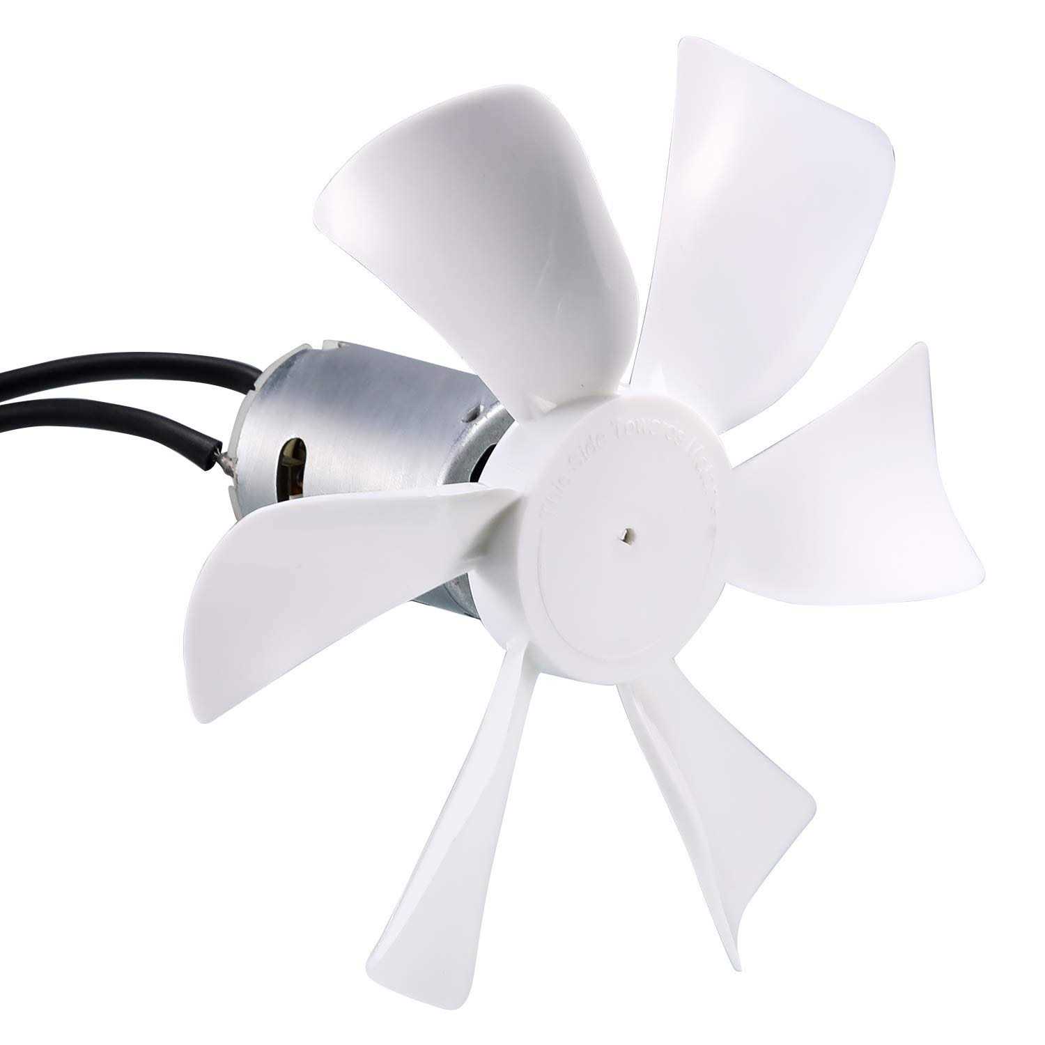 6 Replacement White RV Vent Fan Blade with 12V D-Shaft RV Vent Motor,Compatible with Heng's - Image 5