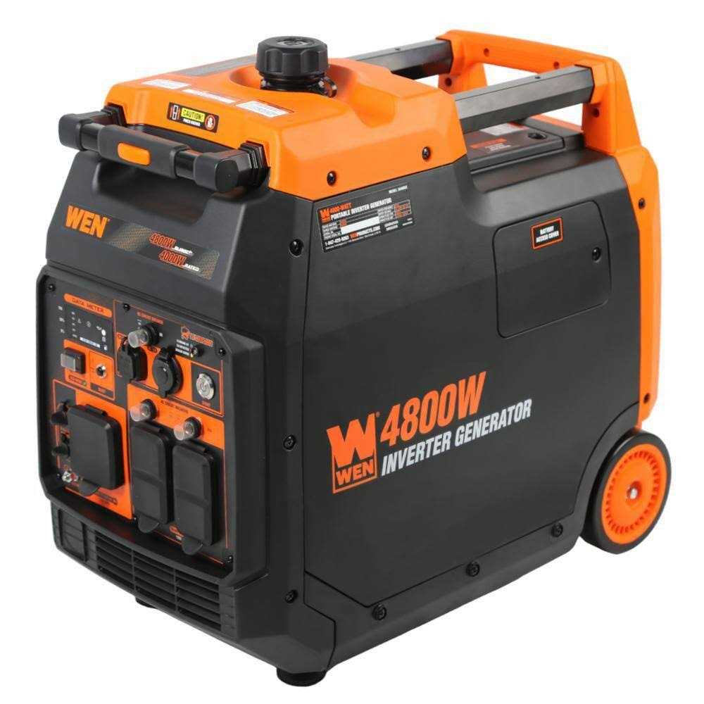 WEN 4800-Watt Portable Inverter Generator, Electric Start, RV-Ready, Quiet and Lightweight with Fuel Shut Off and CO Watchdog - Image 5