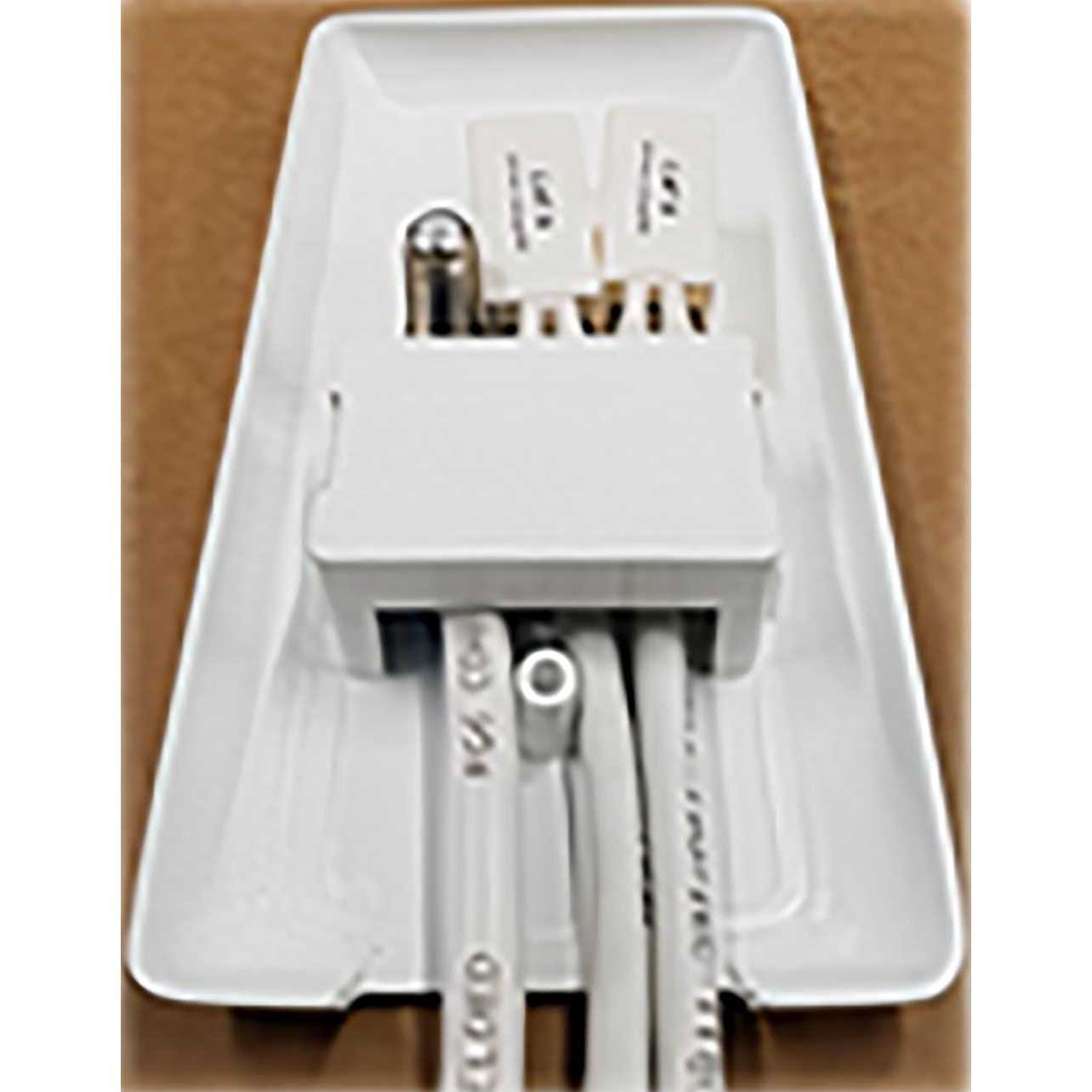 Sleek Socket 1-Gang Wall Plate with Adhesive Cable Management Kit Coax Only - Image 5