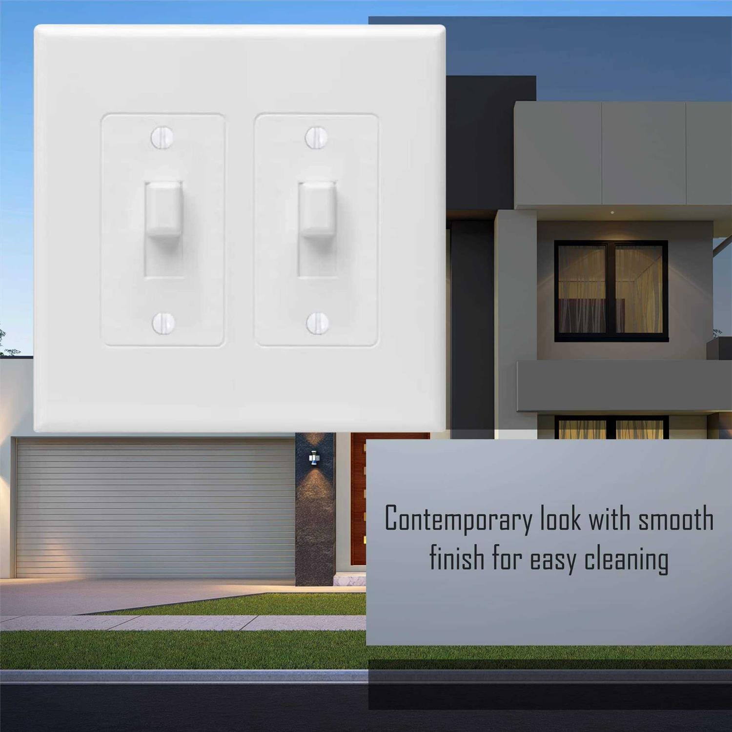 TayMac 2672W 2-Gang Masque Decorator Cover - Image 4