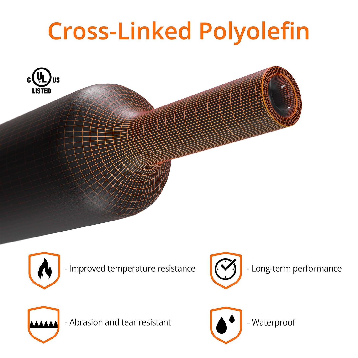 Wirefy Heat Shrink Tubing Kit 3:1 Ratio Adhesive Lined - Image 3