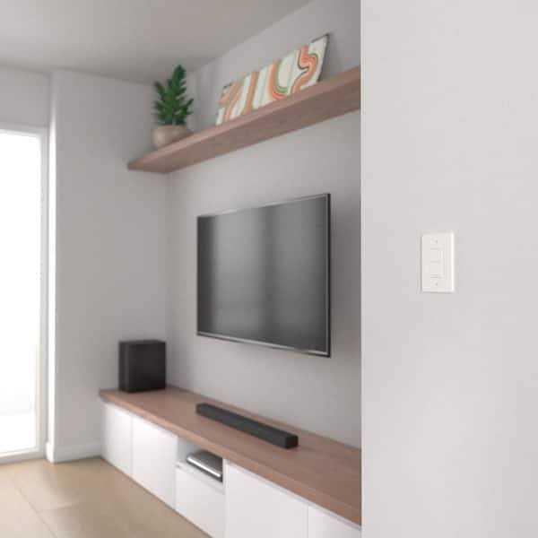 Square D X Series Single-Pole/3-Way LED Rocker Light Dimmer sqr22601wh - Image 5