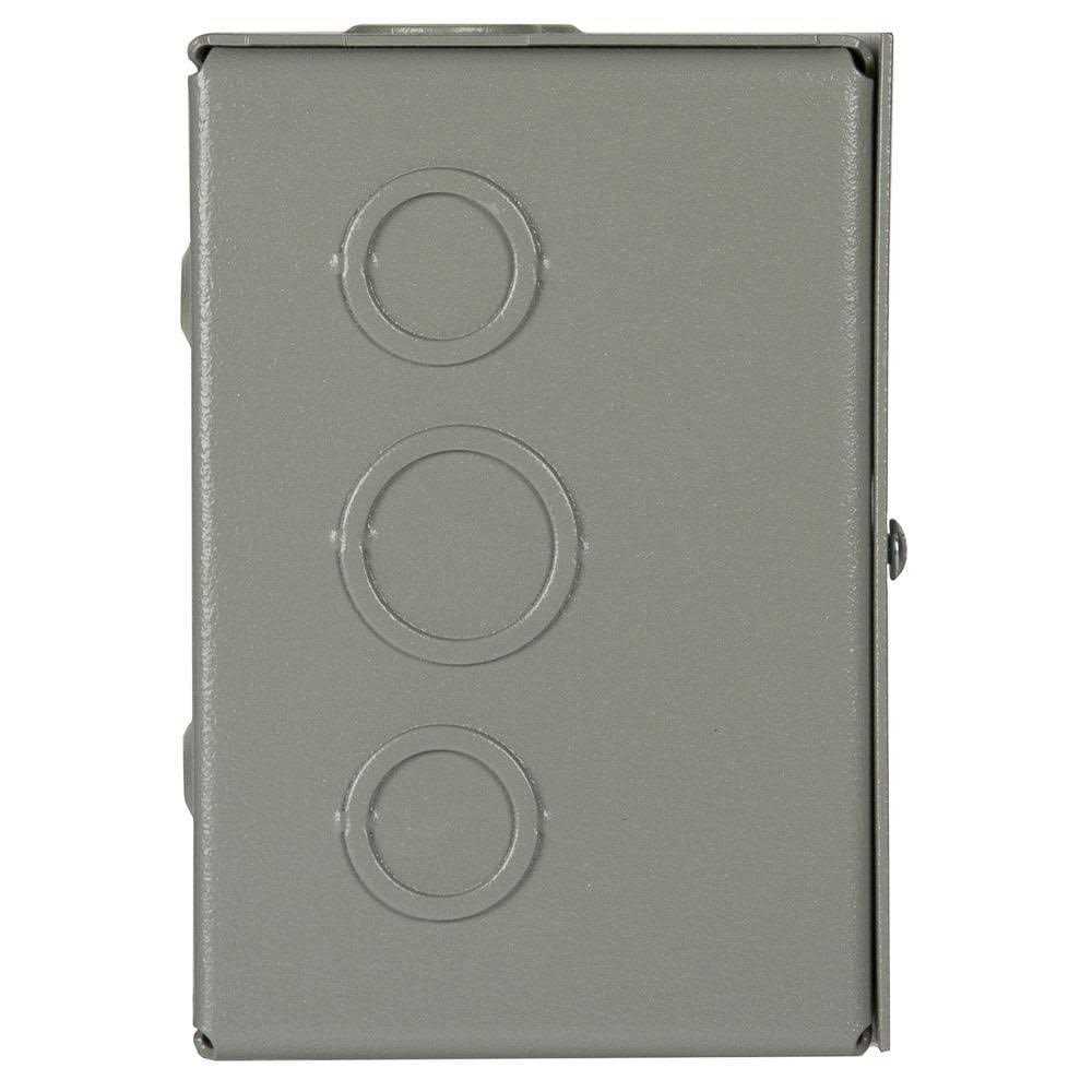 Wiegmann 8 inH x 8 inW x 4 Ind Metallic Enclosure, Gray, Knockouts: Yes, Screws Closure Method - SC080804 - Image 5