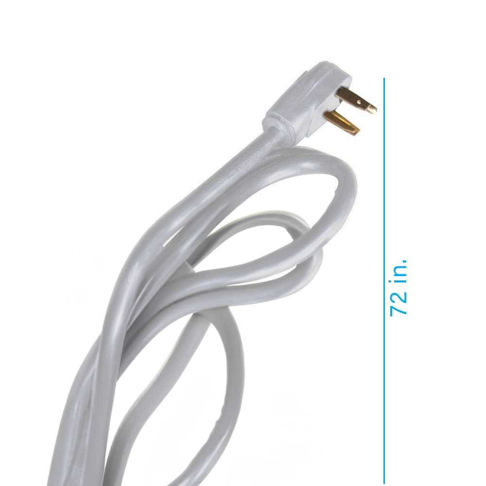 Utilitech 6-ft 3-Prong Gray Dryer Appliance Power Cord - Image 3