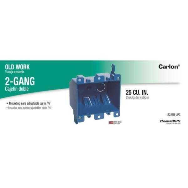 Carlon Outlet Box 2 -Gang PVC - Image 4