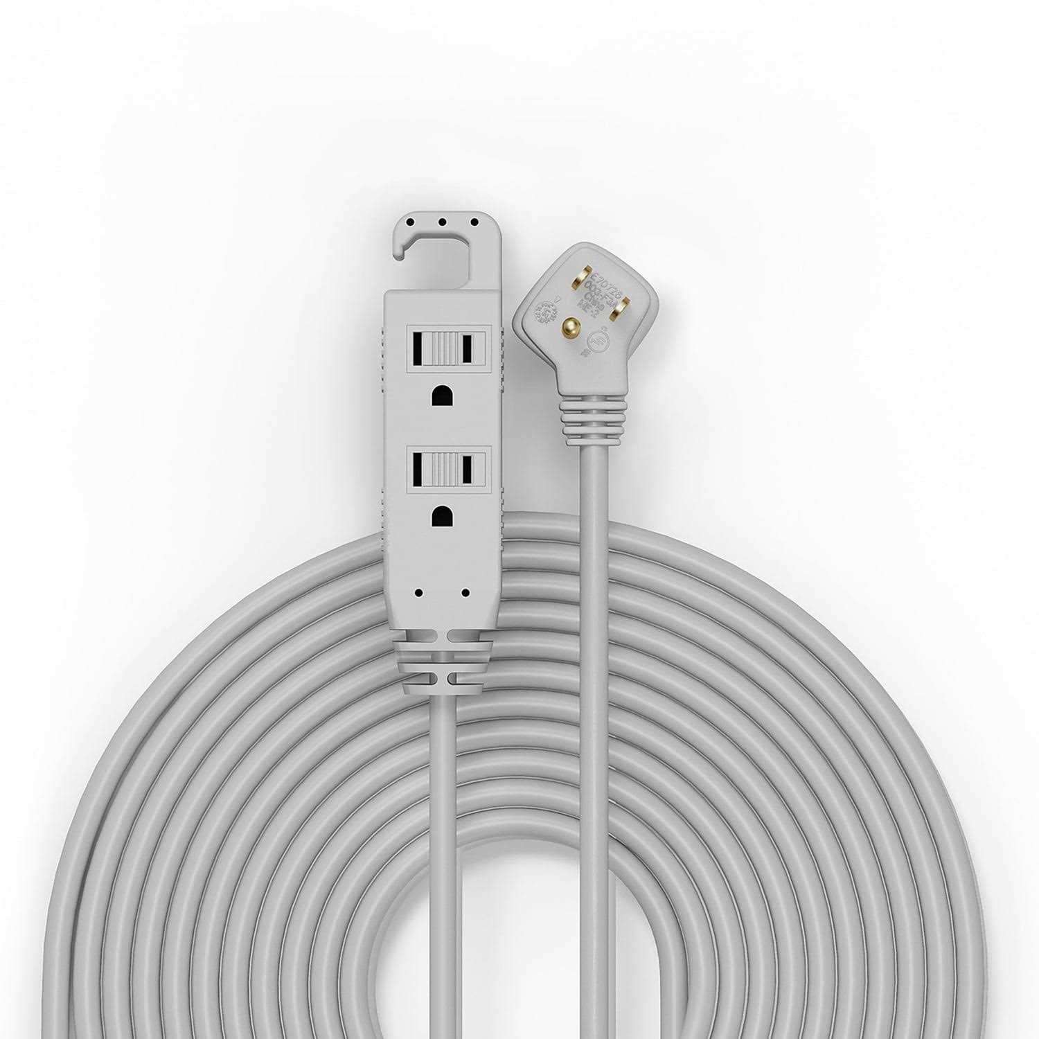 Staples 25' Extension Cord 3-Outlet with Safety Covers - Image 4