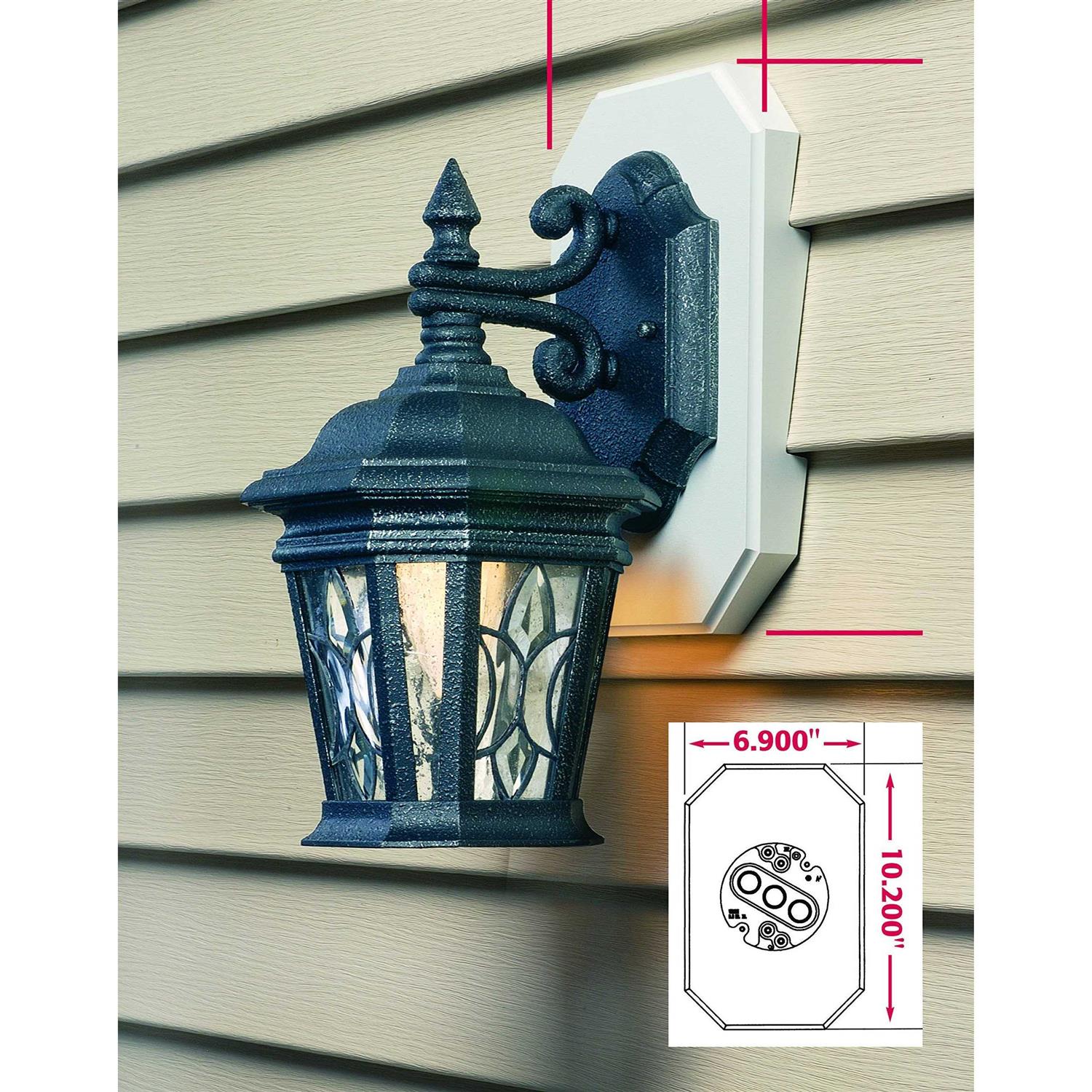 Arlington 8141DBL Siding Mounting Kit with Built-in Box - Image 5