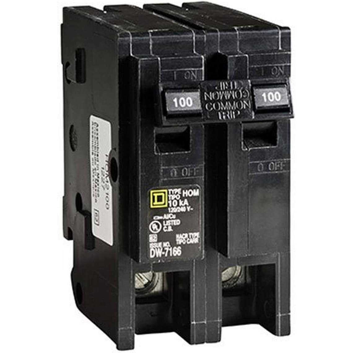 Square D Double Pole Homeline Circuit Breaker