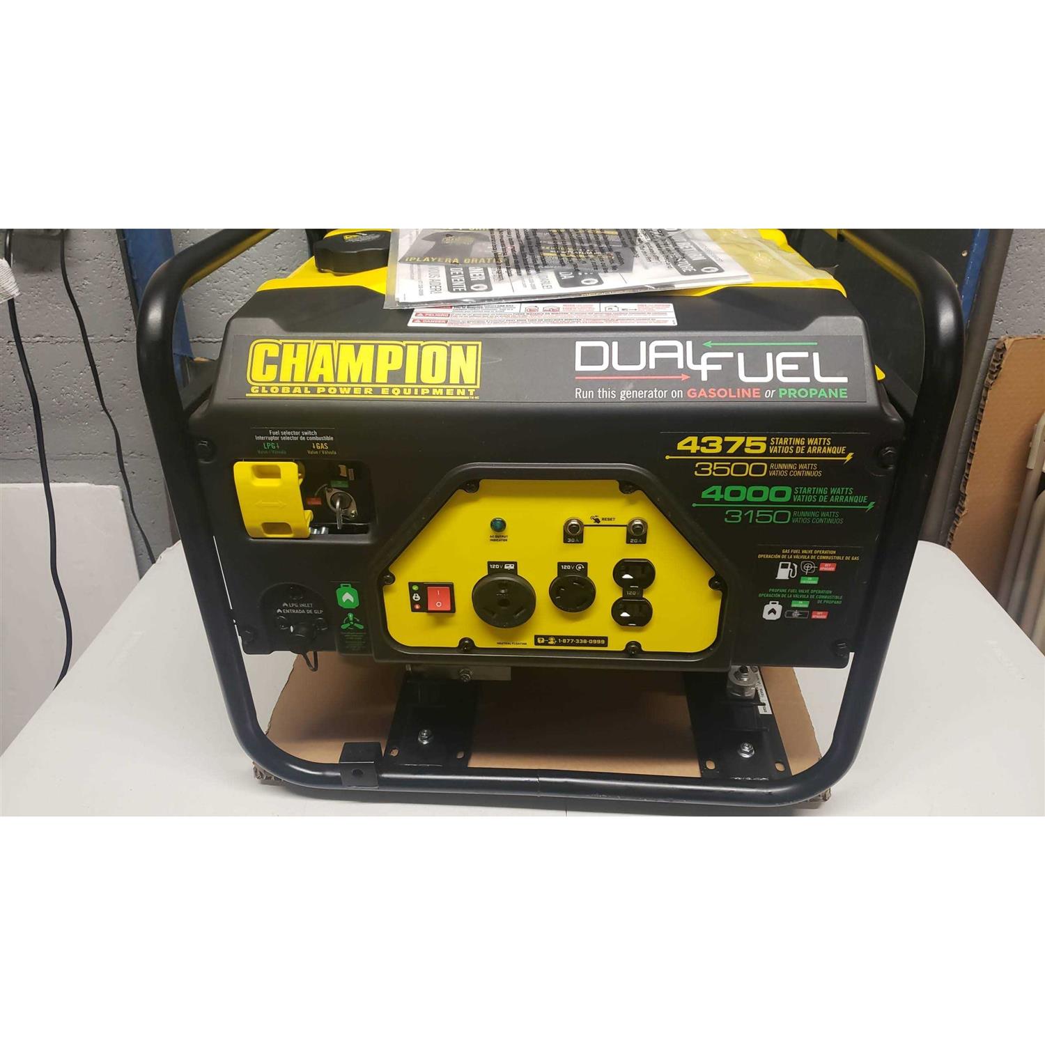 Champion Power Equipment 3500W/4375W Dual Fuel Generator - Image 2