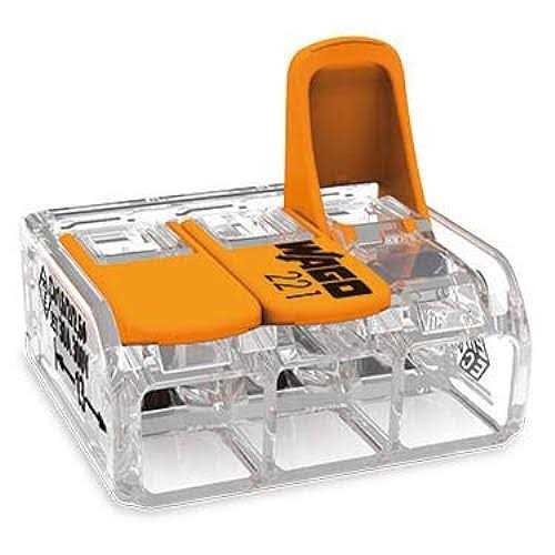 Wago 221-613 Lever-Nuts 10AWG 3 Conductor Compact Wire Connectors 10 PK Bag - Image 4