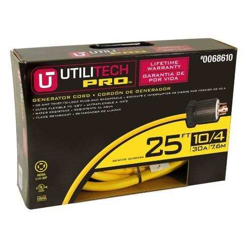Utilitech Yellow Generator Cord - Image 4