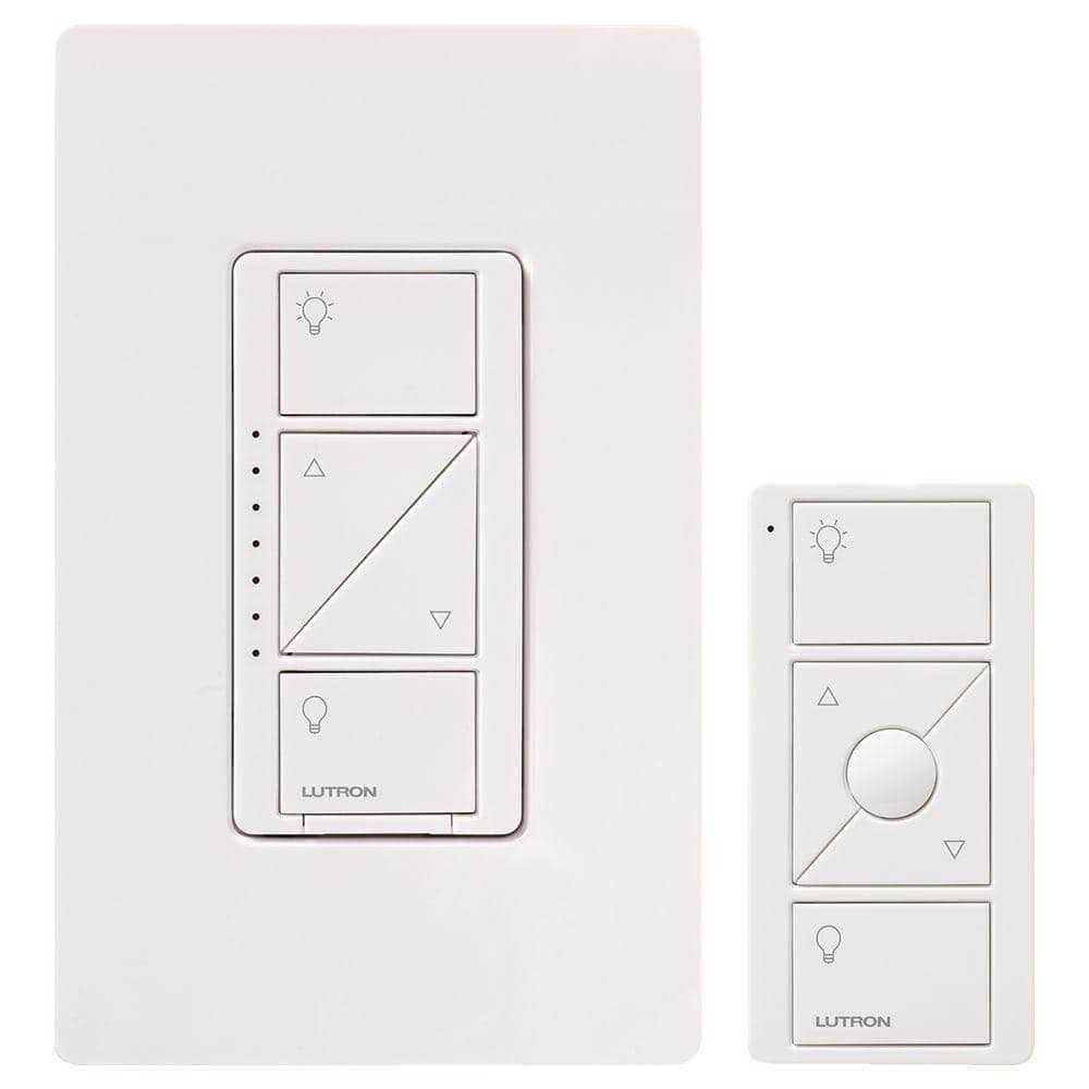 Lutron Caseta Wireless 600/150-Watt Multi-Location In-Wall Dimmer with Pico Remote Control Kit