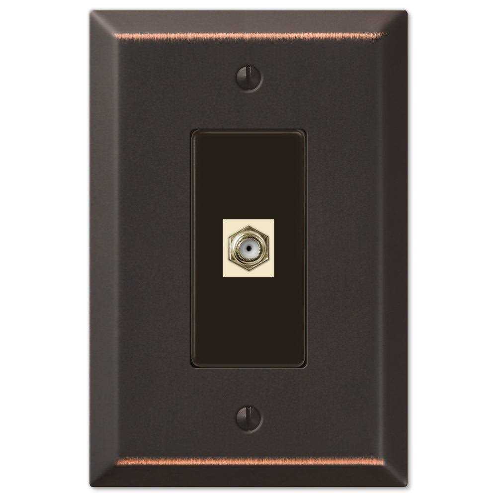 Amerelle Oversized Brushed Nickel Steel Rocker Wallplate 463R - Image 5