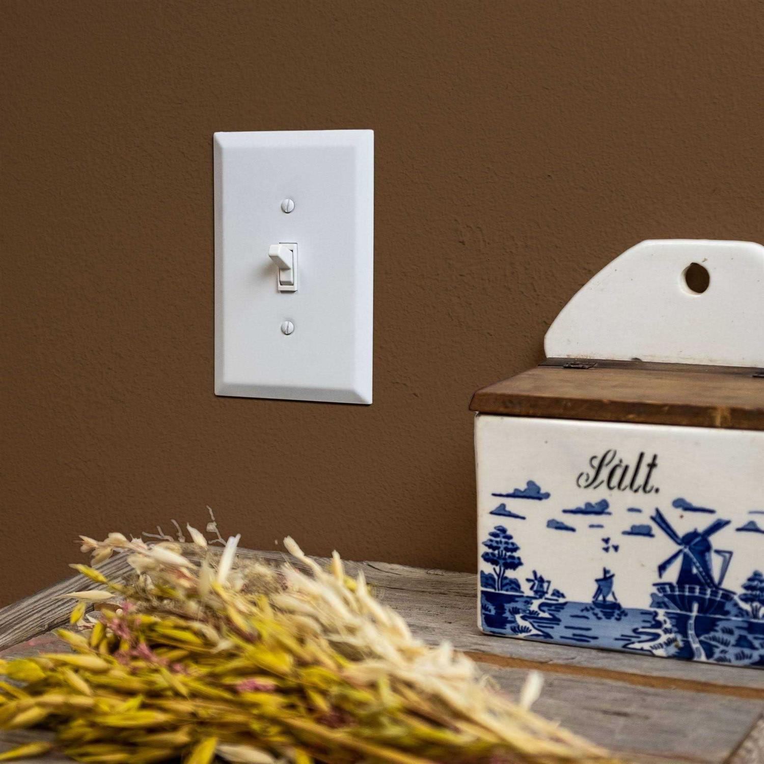 Amerelle Oversized Brushed Nickel Steel Rocker Wallplate 463R - Image 3