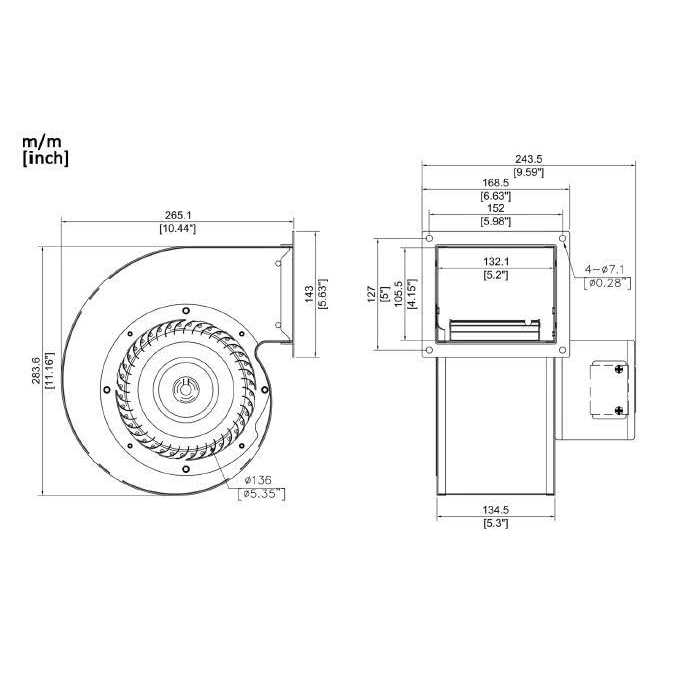 1TDT2 1tdt2a 4c445 Dayton Direct Oem Interchange Replacement Blower PTDT2 - Image 4