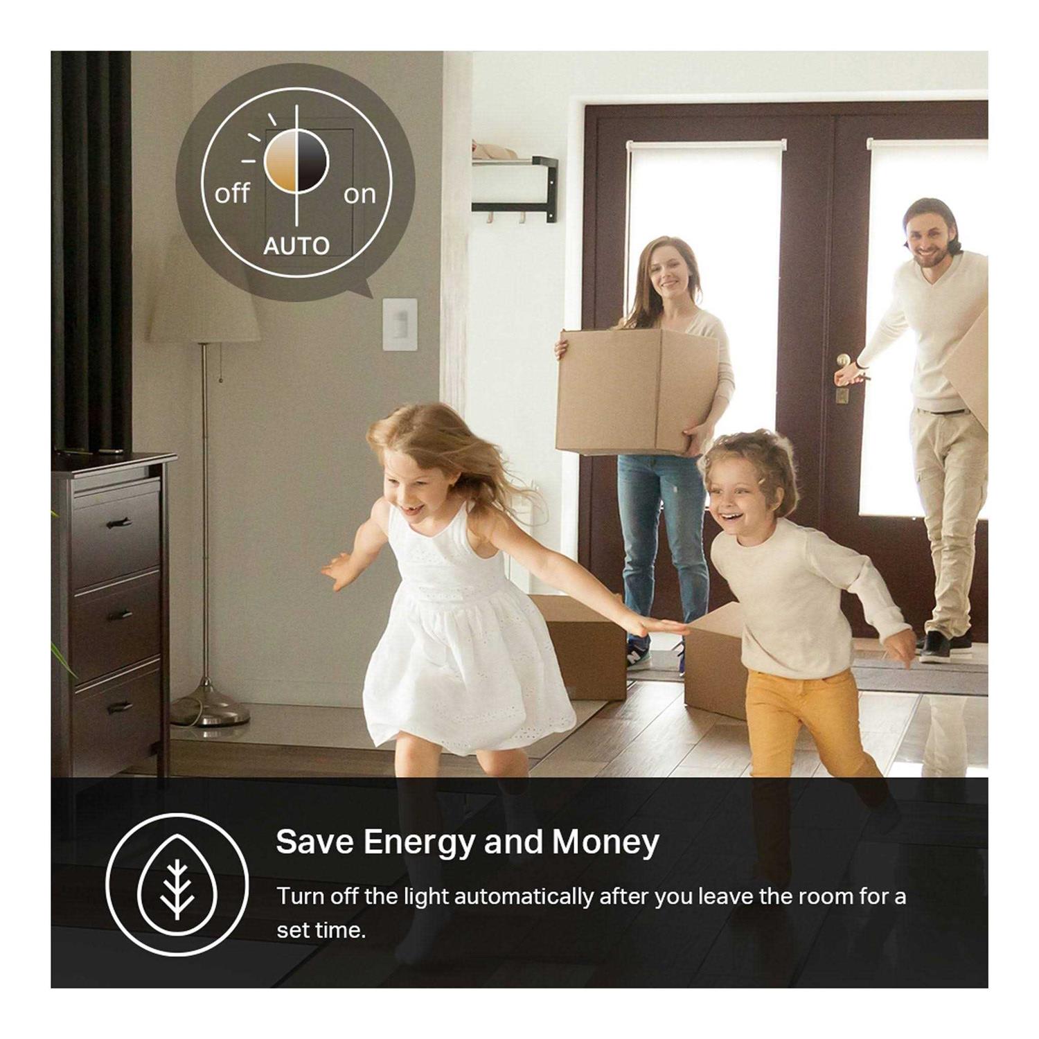 TP-Link Kasa Wi-Fi Smart Dimmer Light Switch Plus Motion&Ambient - Image 4