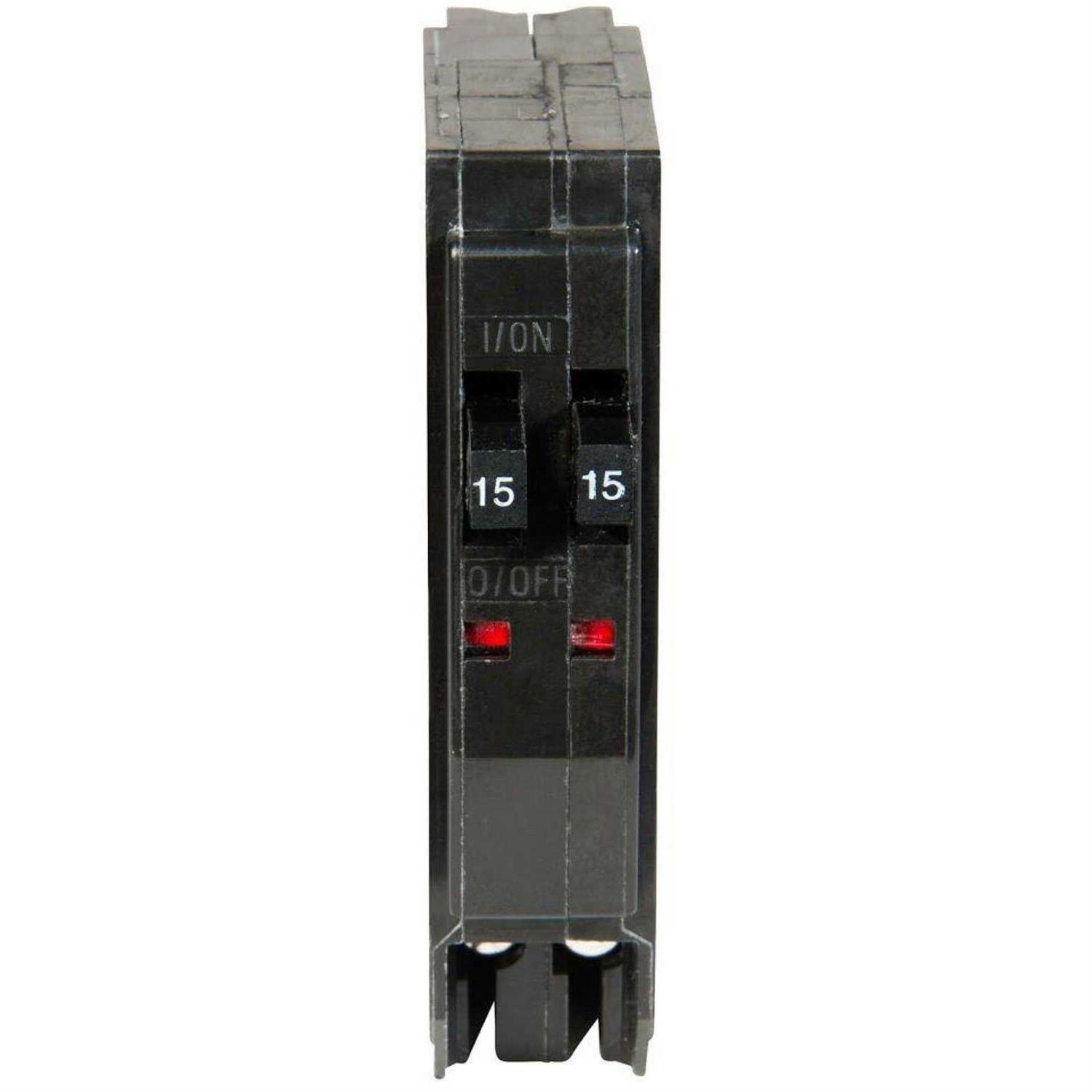 Square D QO 15-Amp 1-Pole Tandem Circuit Breaker QO1515C - Image 3