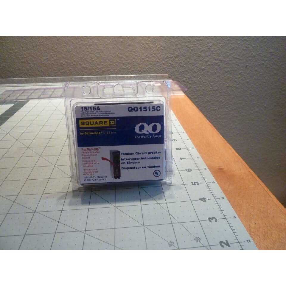 Square D QO 15-Amp 1-Pole Tandem Circuit Breaker QO1515C - Image 5