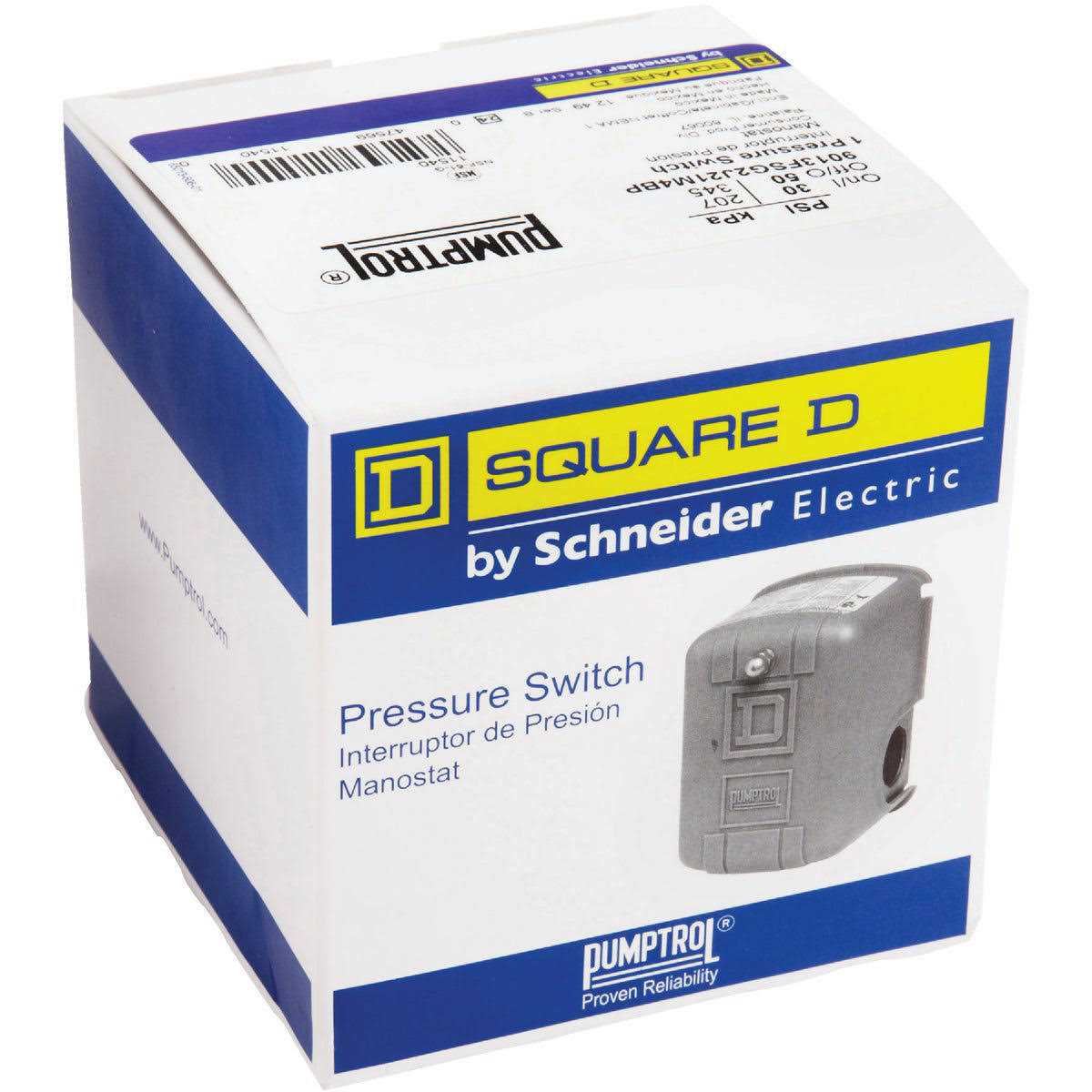 Square D FSG2J21M4CP 30/50 psi Pressure Switch - Image 3