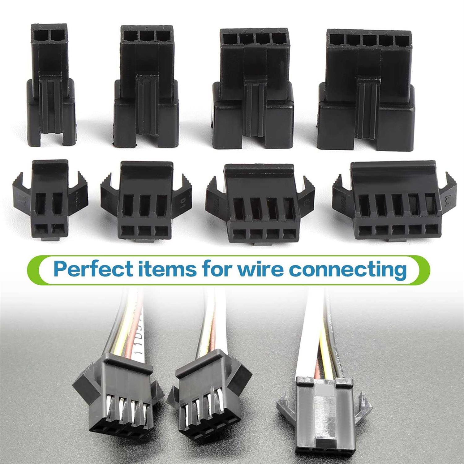 OCR 2.5mm Pitch JST SM Connector 2 3 4 5 Pin Male/ Female Housing Plug Connector Assortment Kit 560pcs - Image 5