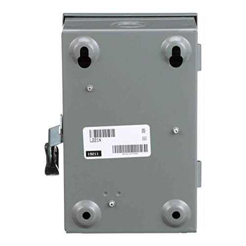 Square D Light Duty Safety Switch 30 Amp L211N - Image 3