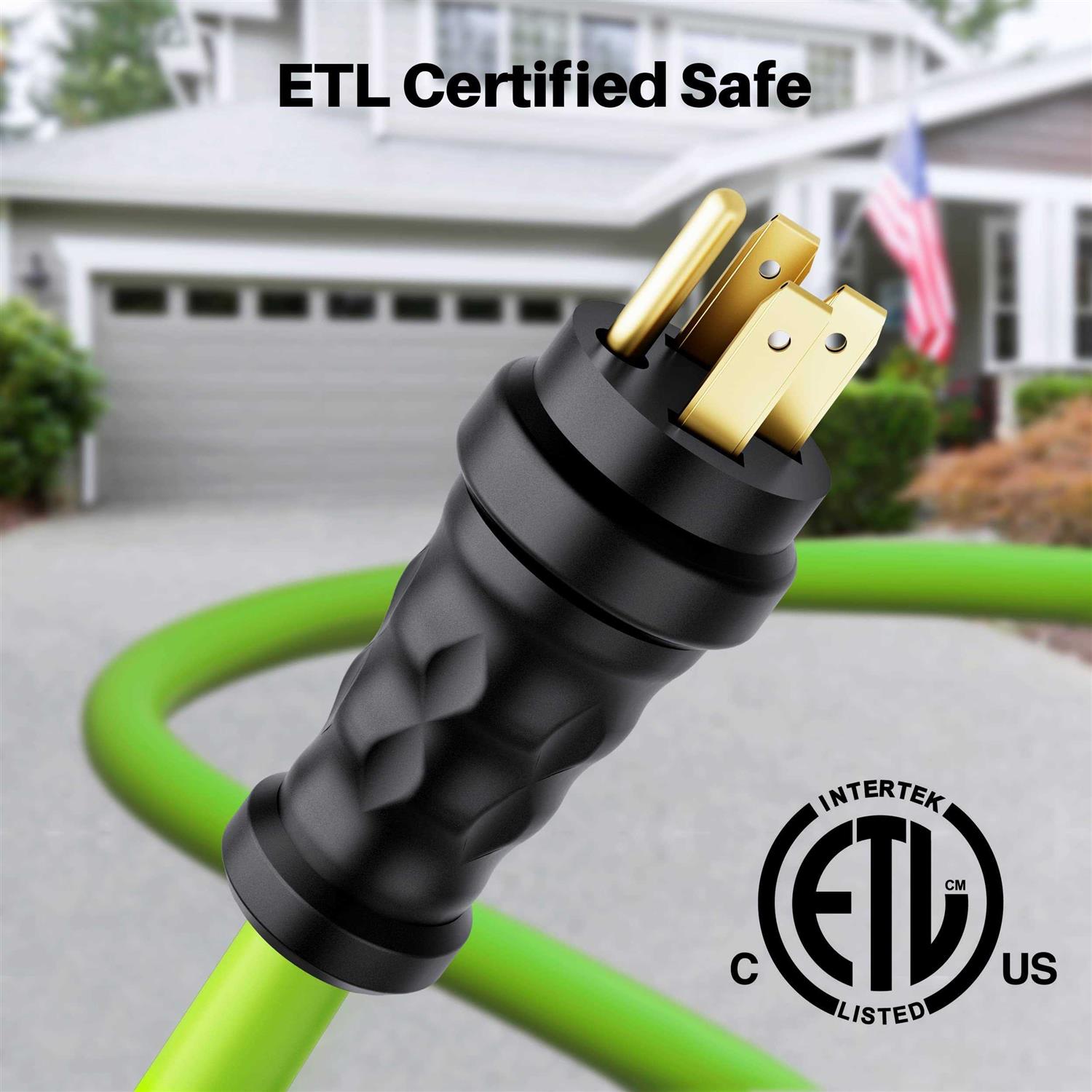 Gearit 50-Amp Generator Extension Cord Inline Nema 14-50P to - Image 2