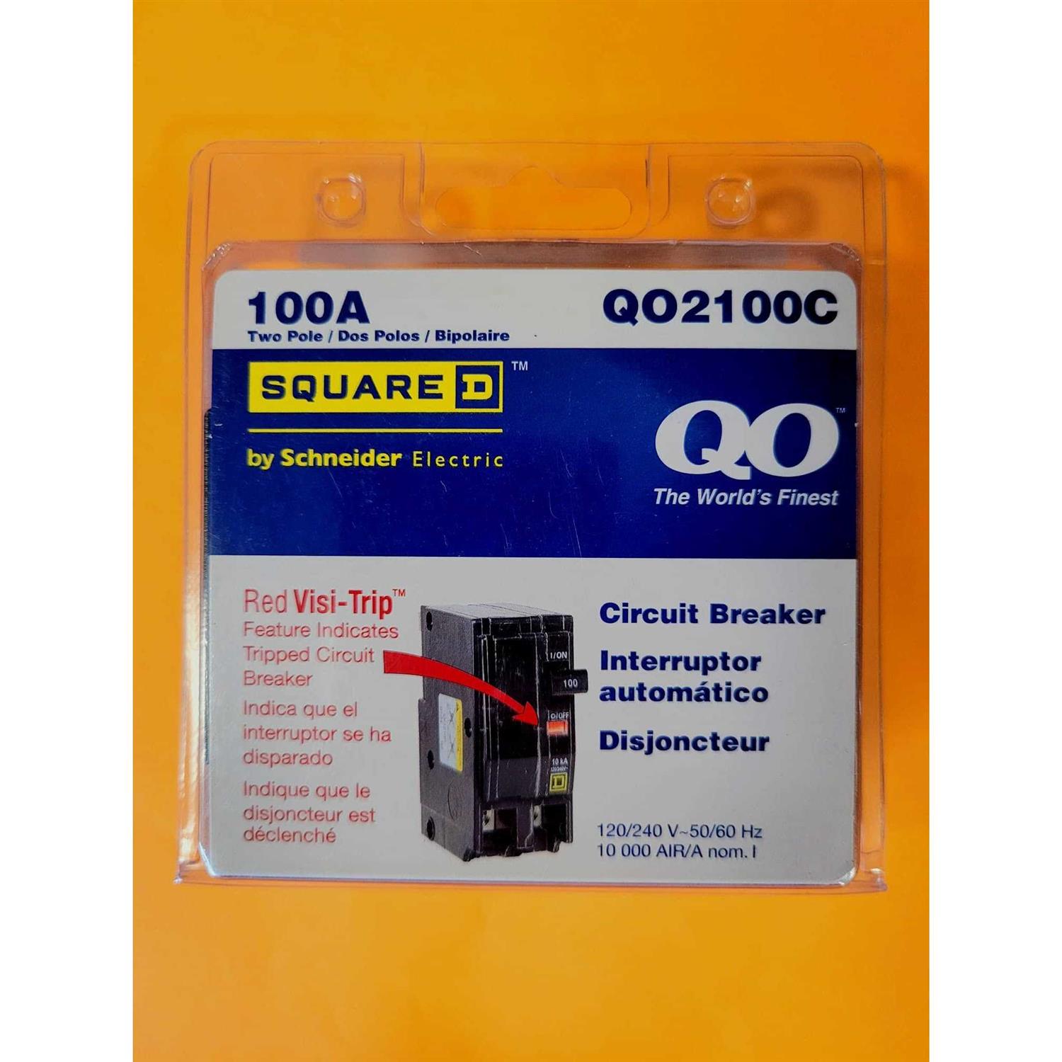 Square D QO 100-amp 2-Pole Standard Trip Circuit Breaker - Image 4