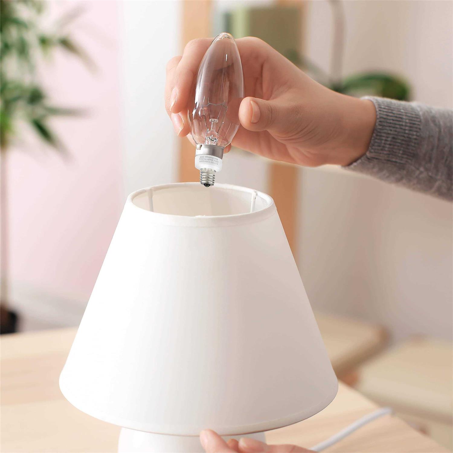 Adamax Intermediate to Candelabra Light Bulb Socket Adapter A1712E-5 - Image 5