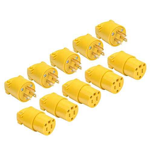 STARELO Electrical Replacement Plug & Connector Set Extension Cord Ends - Image 3