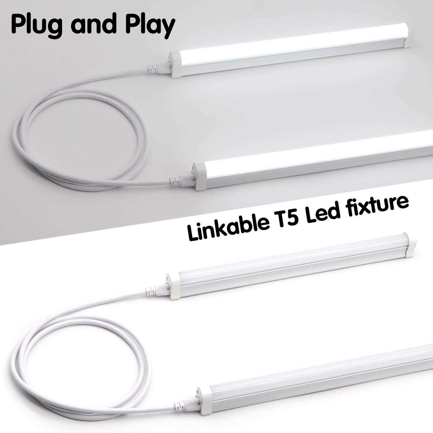 T5 T8 Tube Light Fixture LED Linkable Cord Double end Connector Cable - Image 4