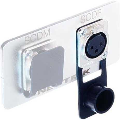 Neutrik NE8FDX-P6 D-Shape Cat 6a Shielded Feedthrough Panel Connector Nickel etherCON RJ45 Female - Image 3