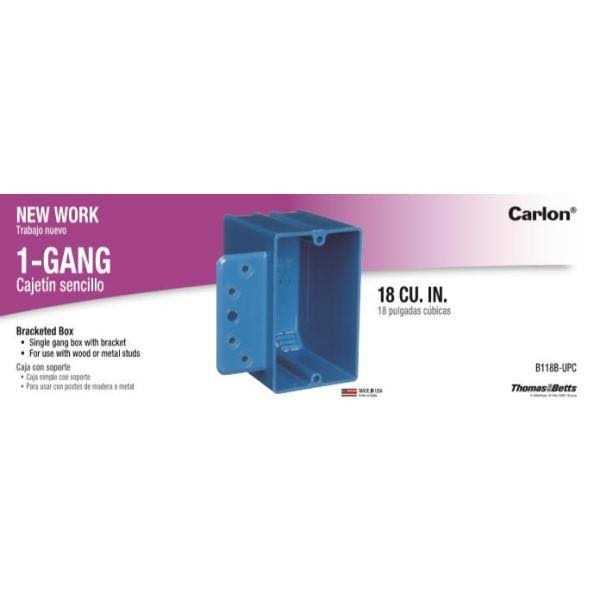 Carlon B118B-UPC 1-Gang Switch Box w/ Bracket - Image 3