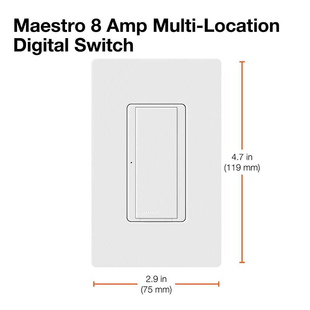 Lutron Maestro 8A Switch MA-S8AM - Image 5