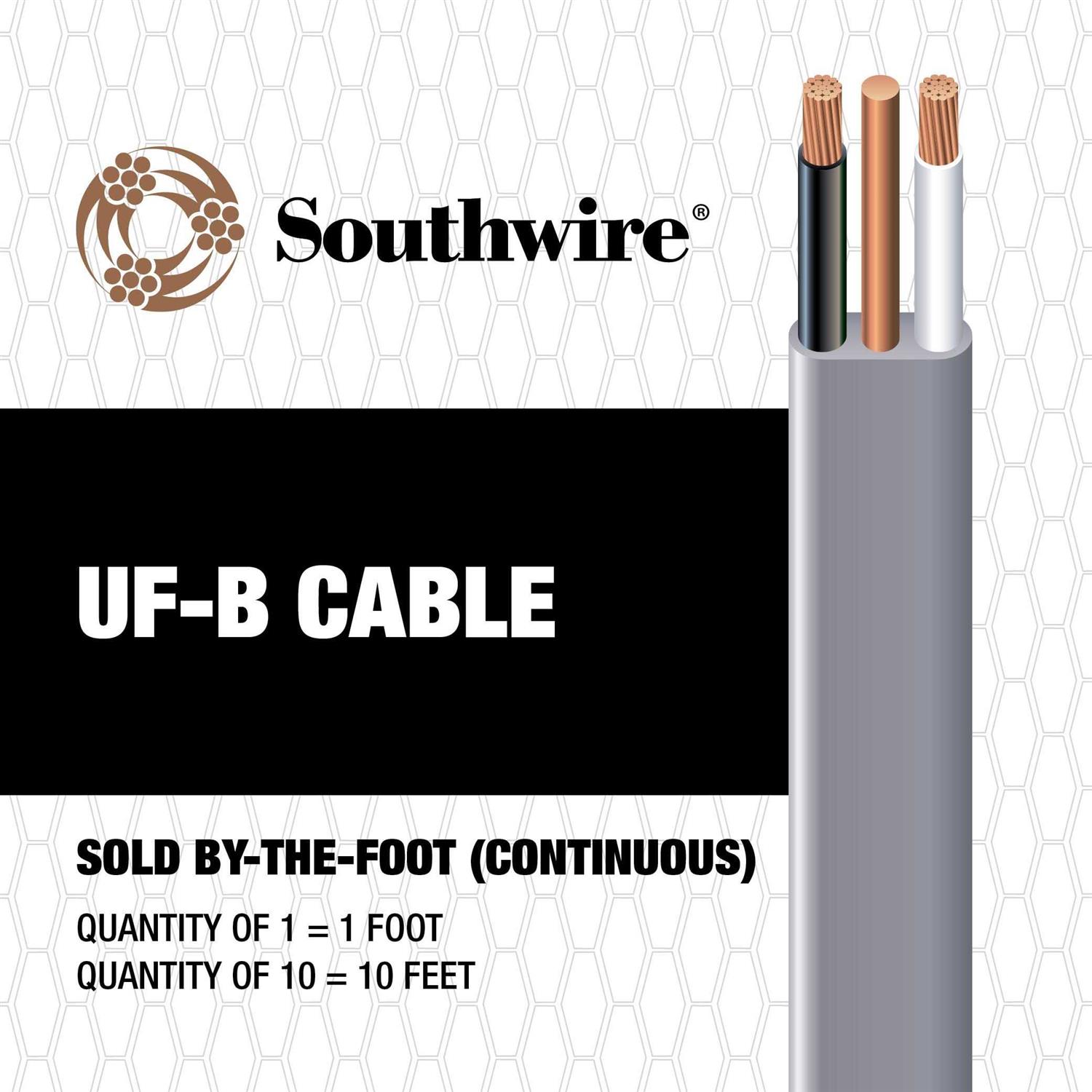 Southwire 6/2 Stranded UF Wire 21469203