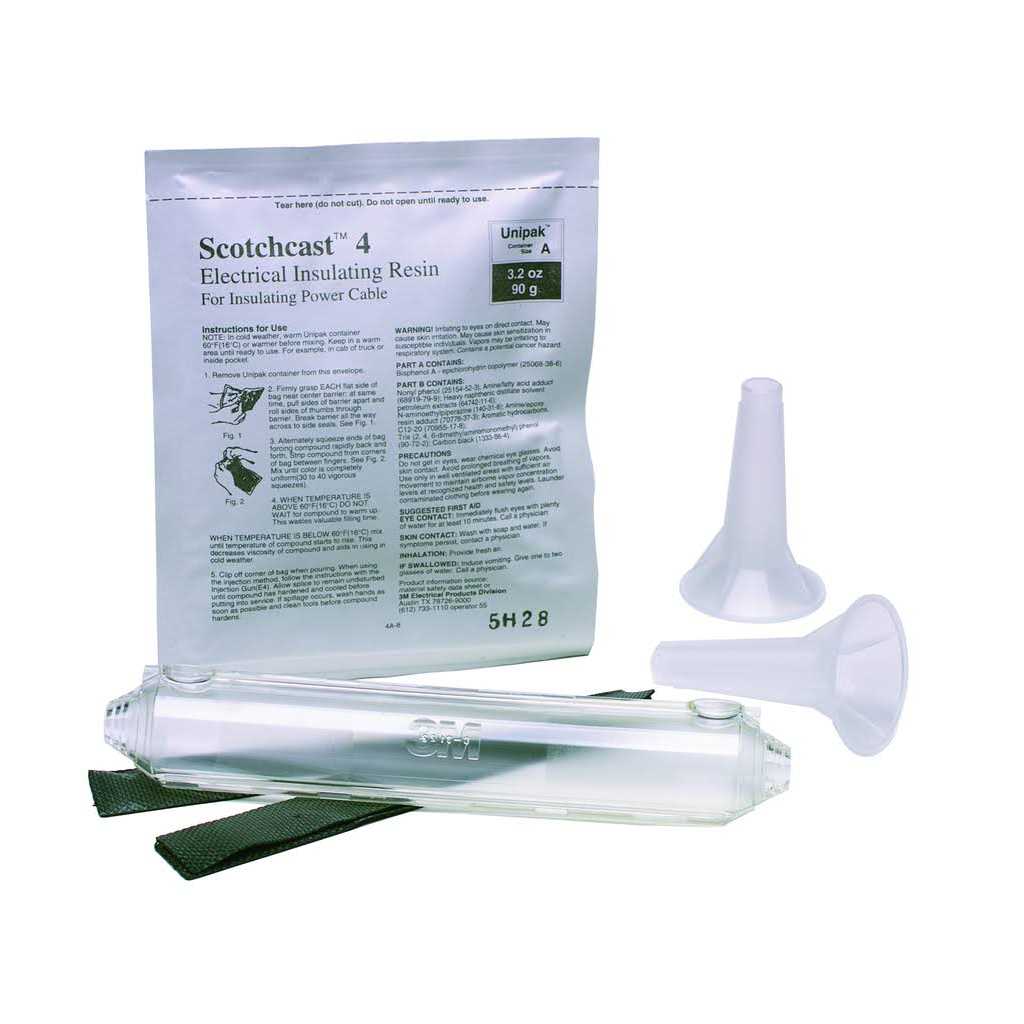 3M 82-A1N Scotchcast Inline Resin Power Cable Splice Kit - Image 4