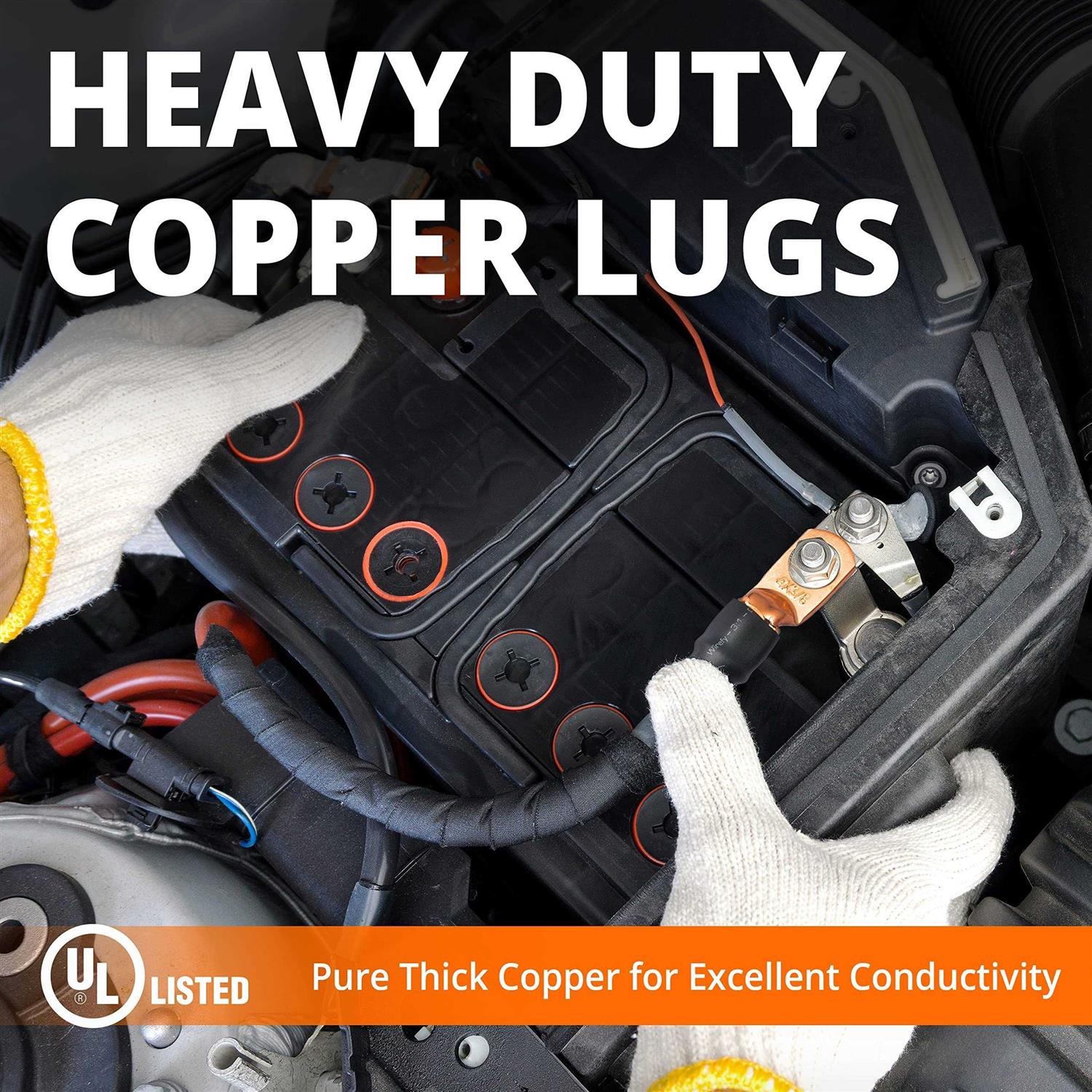 Wirefy Gauge Wire Lugs Copper Cable Lugs - Image 3