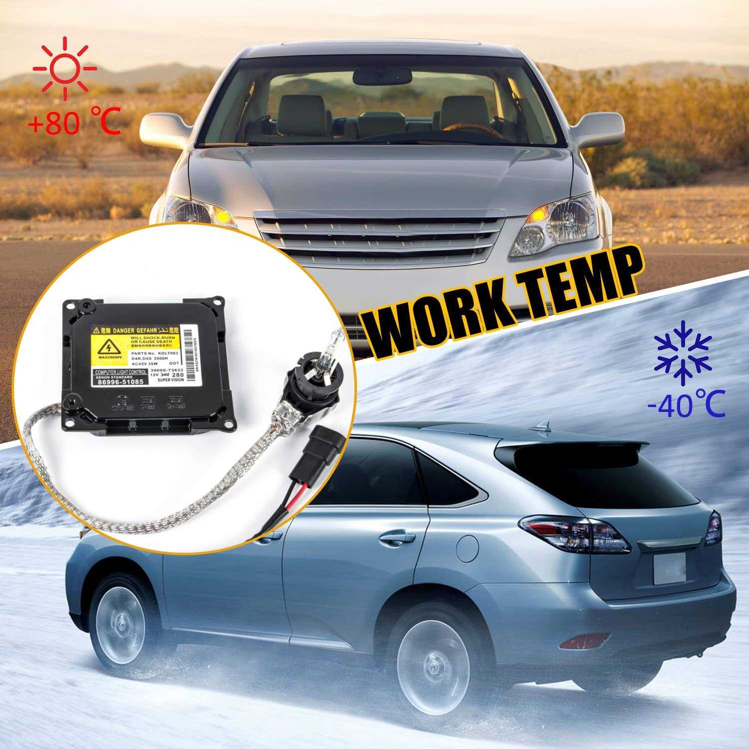 Wztepeng Es350 Xenon Hid Headlight Ballast Control Unit With Igniter D4s Bulb Module Compatible With Lexus Is250 - Image 3
