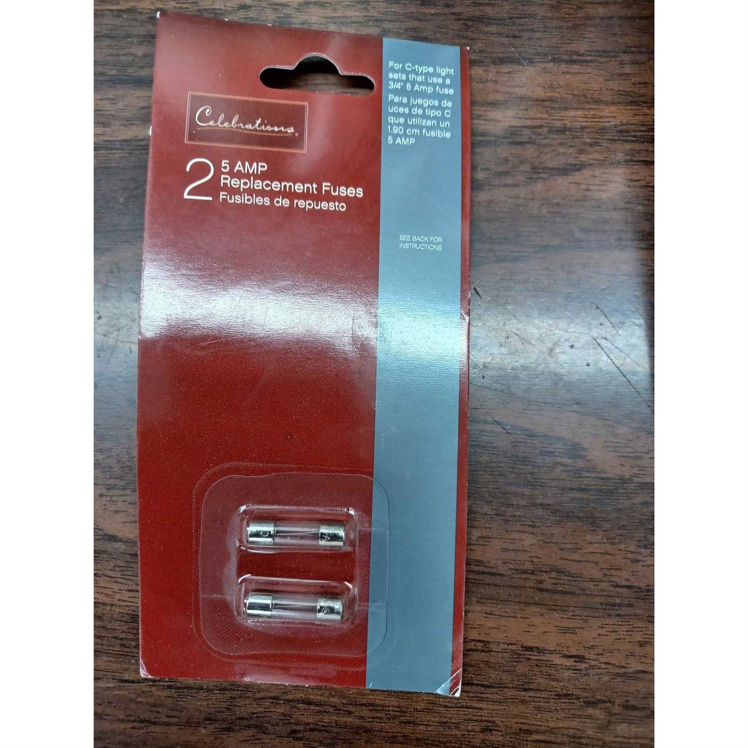 Celebrations 1015-71 0.75 in. 5 amp Replacement Fuse - Image 2