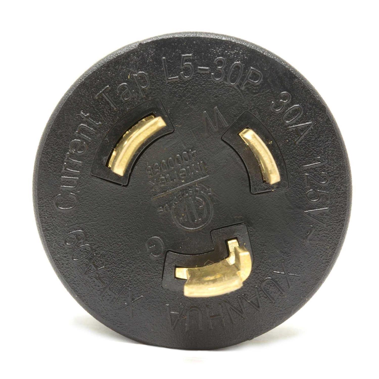 WEN GNA030 NEMA L5-30P Twist-Lock Power Plug to TT-30R Ready Outlet 120V 30-Amp 3600-Watt Generator to RV Adapter - Image 4