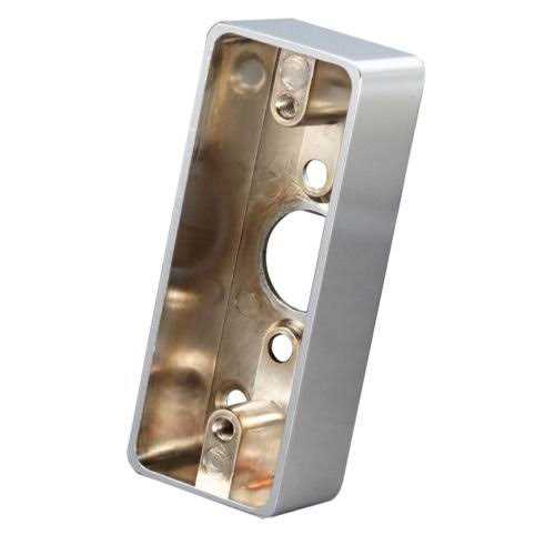 UHPPOTE Zinc Alloy Surface Mount Back Box Single Gang for Push to Exit Button - Image 5