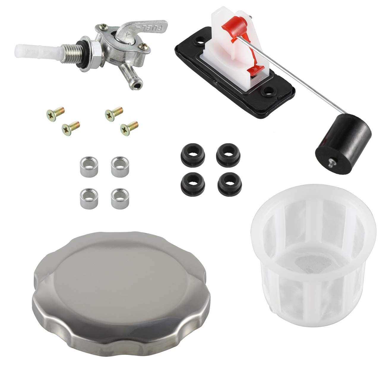 Supermotorparts Universal 5 Gallon 7 Gallon Generator Gas Fuel Tank Valve Chrome Cap Engine - Image 5