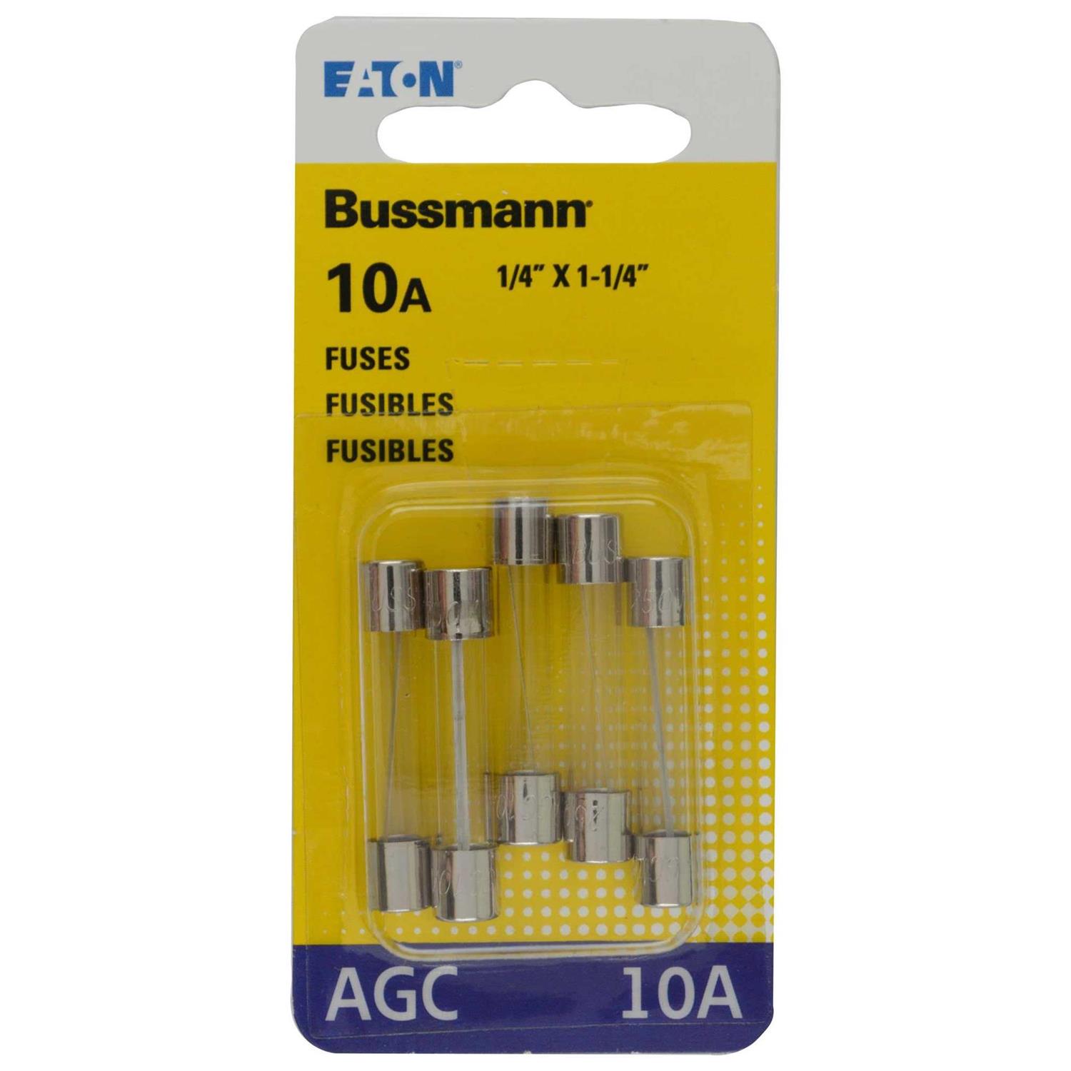 Bussmann Fuses, AGC, 10A - Image 3