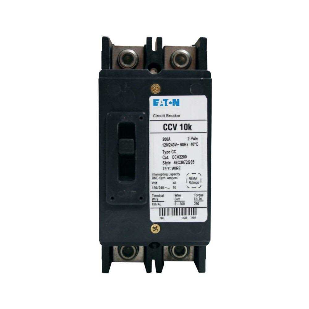 CCV2200 Eaton Main Circuit Breaker - Image 5